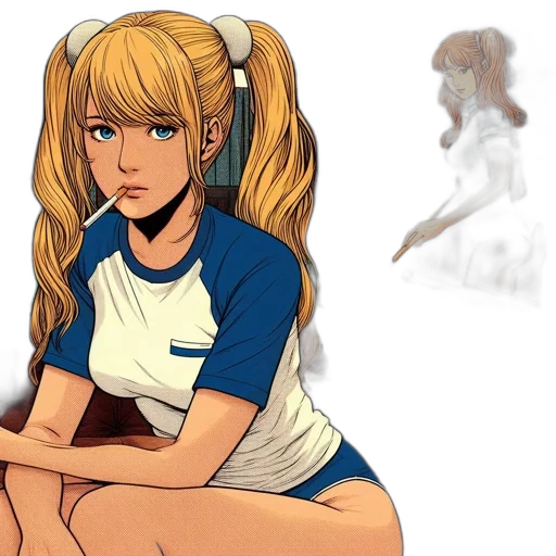 dress, concept art, anime, comic book art transparent PNG cut-out