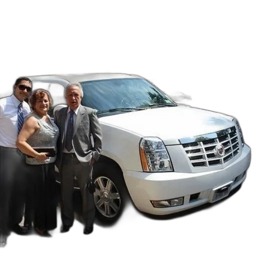 car, staff, three, people transparent PNG cut-out