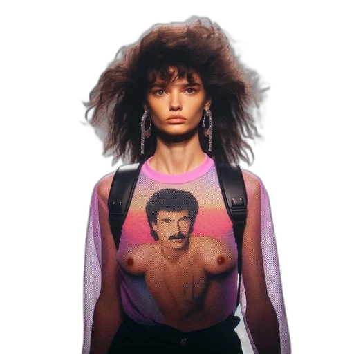 jacket, hair, dress, face transparent PNG cut-out