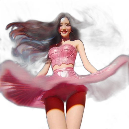 dress, photorealistic, 3d render, fantasy art transparent PNG cut-out