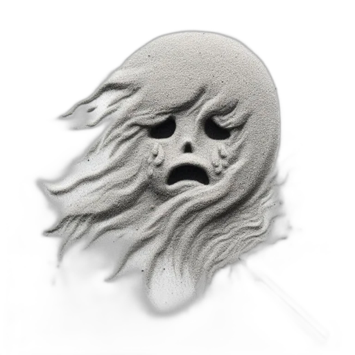 mask, hair, creature, face transparent PNG cut-out