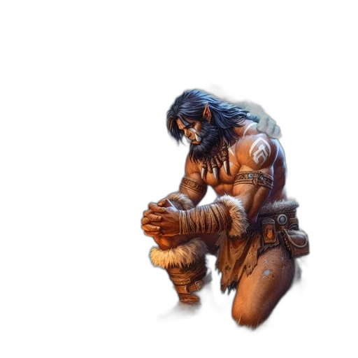 animal, creature, weapon, staff transparent PNG cut-out