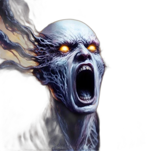 face, creature, mask, staff transparent PNG cut-out