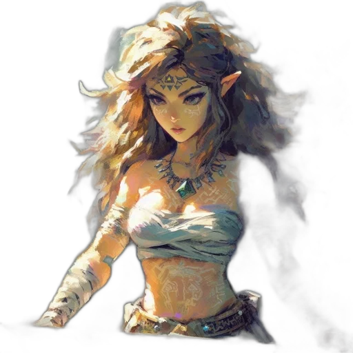 mask, fantasy art, concept art, comic book art transparent PNG cut-out