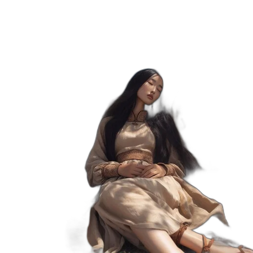 dress, concept art, fantasy art, photorealistic transparent PNG cut-out