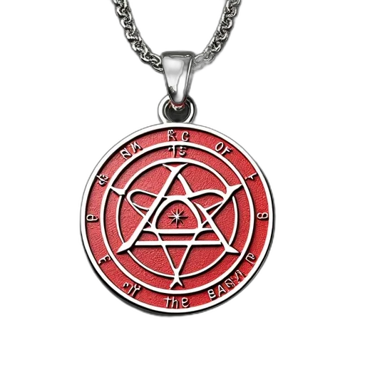 jewelry, silver, pendant, red transparent PNG cut-out