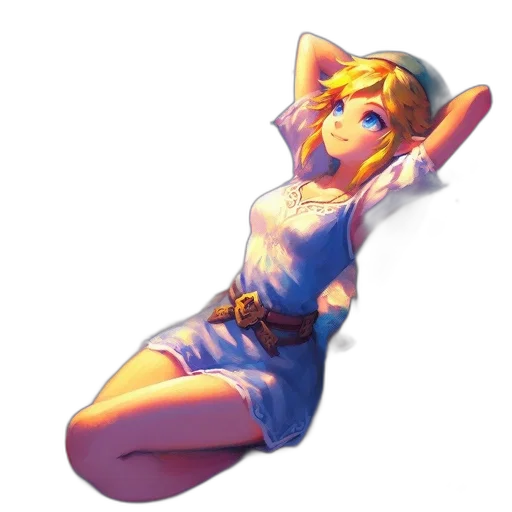 dress, staff, weapon, crown transparent PNG cut-out