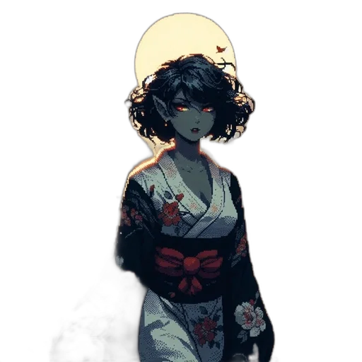 dress, mask, flower, staff transparent PNG cut-out