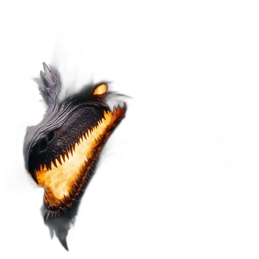 dragon, creature, animal, mask transparent PNG cut-out