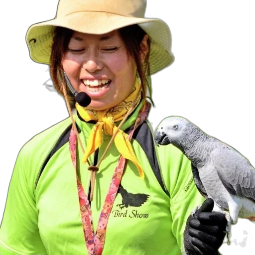 staff, animal, jacket, hat transparent PNG cut-out