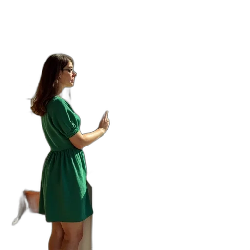 dress, staff, shoes, robot transparent PNG cut-out