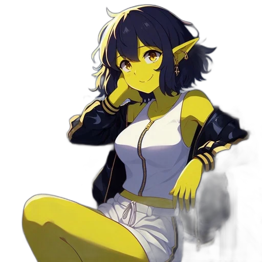 dress, jacket, staff, face transparent PNG cut-out