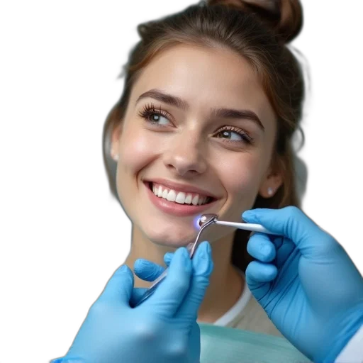 jewelry, young, woman, having transparent PNG cut-out