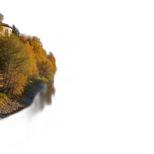 tree, building, dragon, robot transparent PNG cut-out