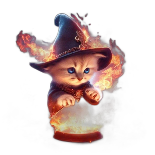 staff, hat, fantasy art, concept art transparent PNG cut-out