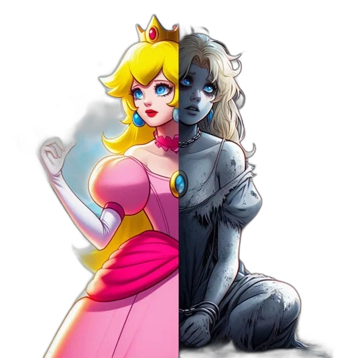 crown, dress, concept art, pixel art transparent PNG cut-out