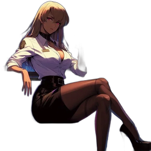 staff, dress, jacket, weapon transparent PNG cut-out