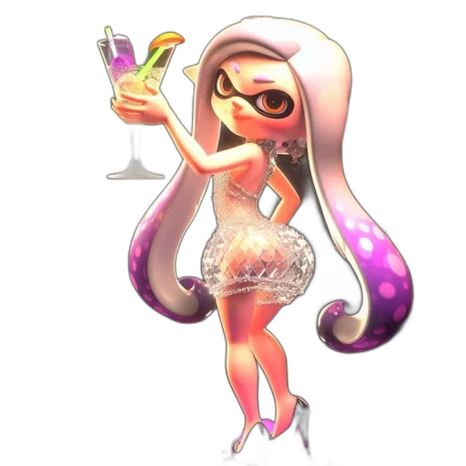 dress, staff, weapon, concept art transparent PNG cut-out