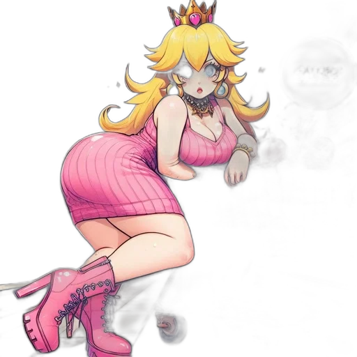 dress, crown, concept art, pixel art transparent PNG cut-out