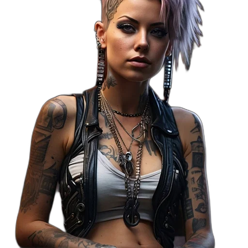 jewelry, staff, weapon, jacket transparent PNG cut-out