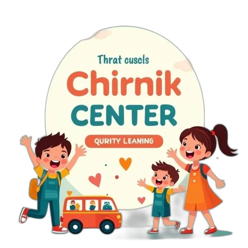 childcare, center, flyer, template transparent PNG cut-out