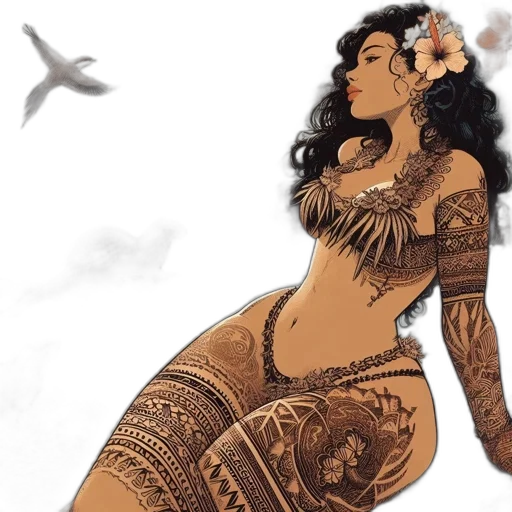 concept art, comic book art, fantasy art, watercolor transparent PNG cut-out