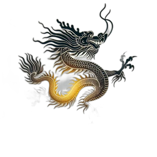 dragon, staff, creature, animal transparent PNG cut-out
