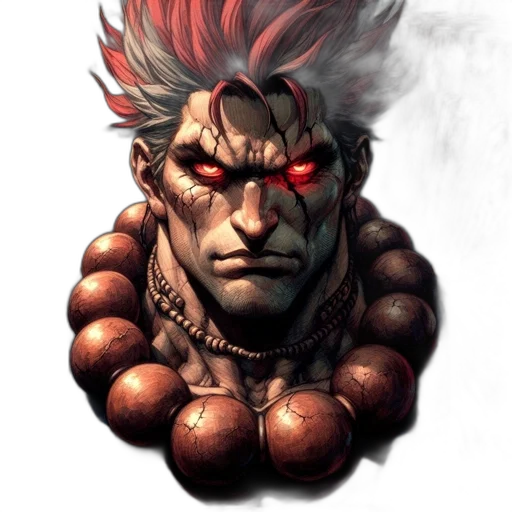 face, concept art, comic book art, fantasy art transparent PNG cut-out