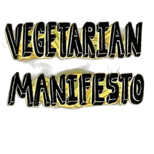vegetarian, manifesto, book, cover transparent PNG cut-out