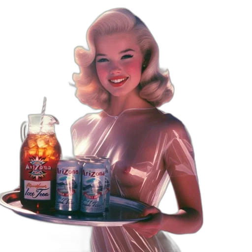 food, dress, bottle, vaporwave transparent PNG cut-out