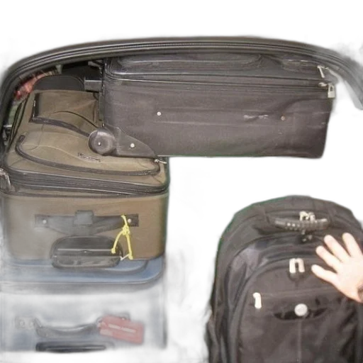 jacket, trunk, full, luggage transparent PNG cut-out