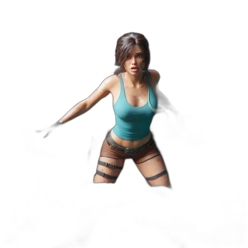 weapon, staff, 3d render, concept art transparent PNG cut-out