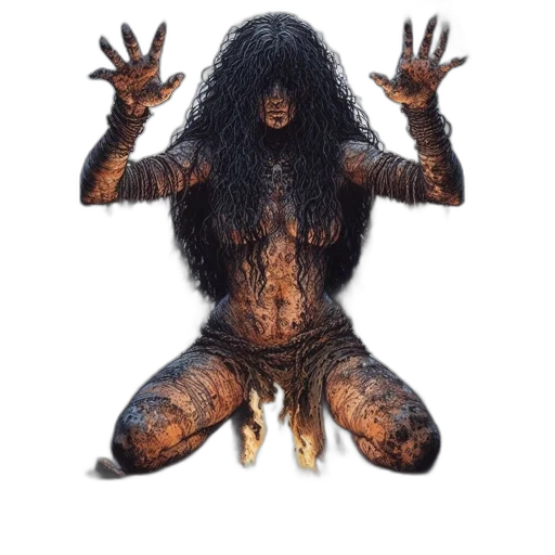 creature, hair, animal, mask transparent PNG cut-out