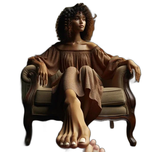 furniture, dress, shoes, 3d render transparent PNG cut-out