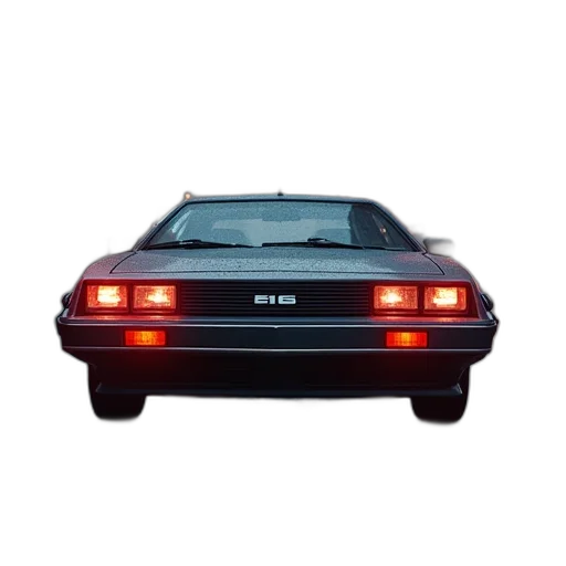 car, robot, vaporwave, concept art transparent PNG cut-out