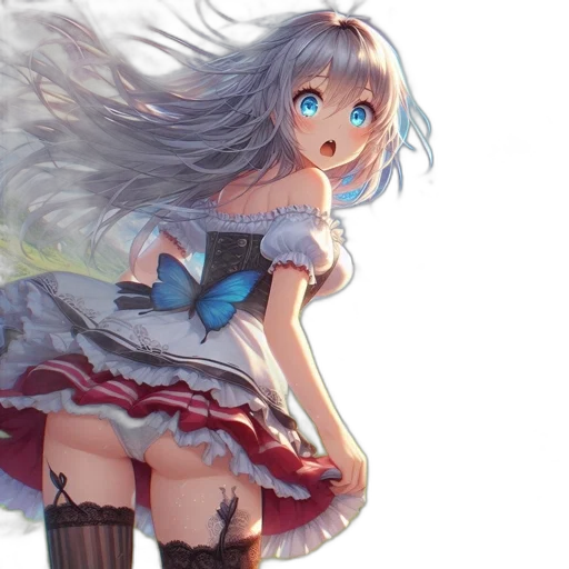 dress, robot, sword, creature transparent PNG cut-out