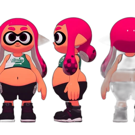 concept art, 3d render, vaporwave, cartoon transparent PNG cut-out