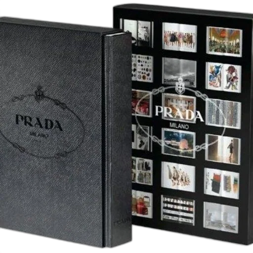black, prada, milano, book transparent PNG cut-out