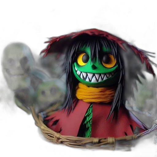 mask, creature, face, staff transparent PNG cut-out