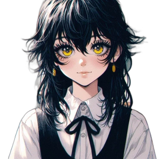 face, mask, hair, staff transparent PNG cut-out