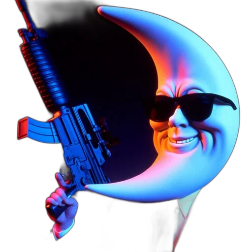 robot, weapon, mask, face transparent PNG cut-out
