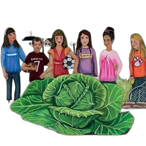 food, children, book, cover transparent PNG cut-out