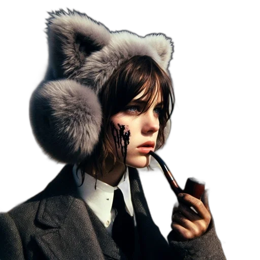 hat, jacket, mask, animal transparent PNG cut-out
