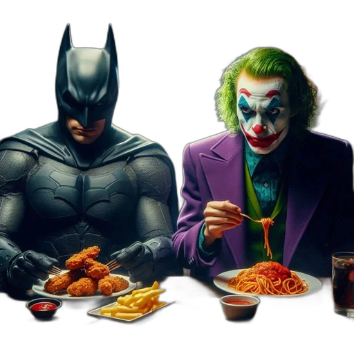 food, comic book art, concept art, photorealistic transparent PNG cut-out