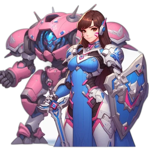 weapon, robot, sword, staff transparent PNG cut-out
