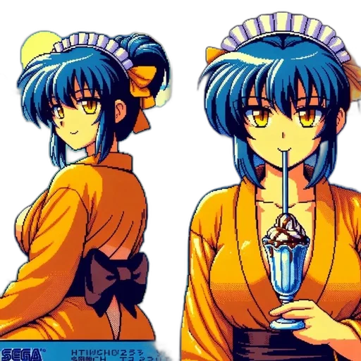 staff, anime, vaporwave, concept art transparent PNG cut-out