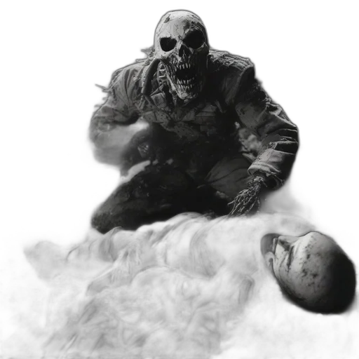 mask, creature, face, weapon transparent PNG cut-out