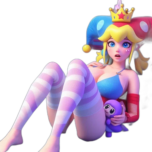 crown, dress, concept art, 3d render transparent PNG cut-out