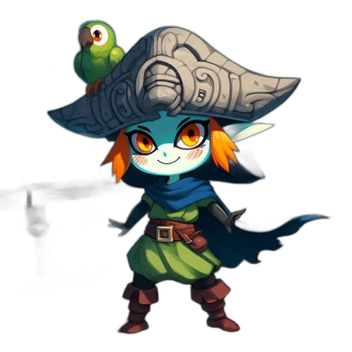 staff, hat, weapon, dragon transparent PNG cut-out