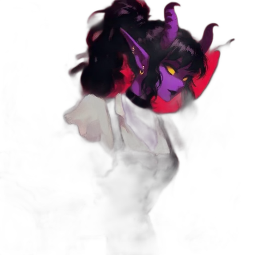 mask, dragon, creature, staff transparent PNG cut-out